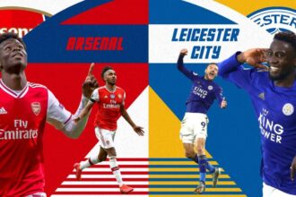 arsenal f.c. vs leicester city timeline