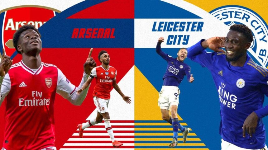 arsenal f.c. vs leicester city timeline